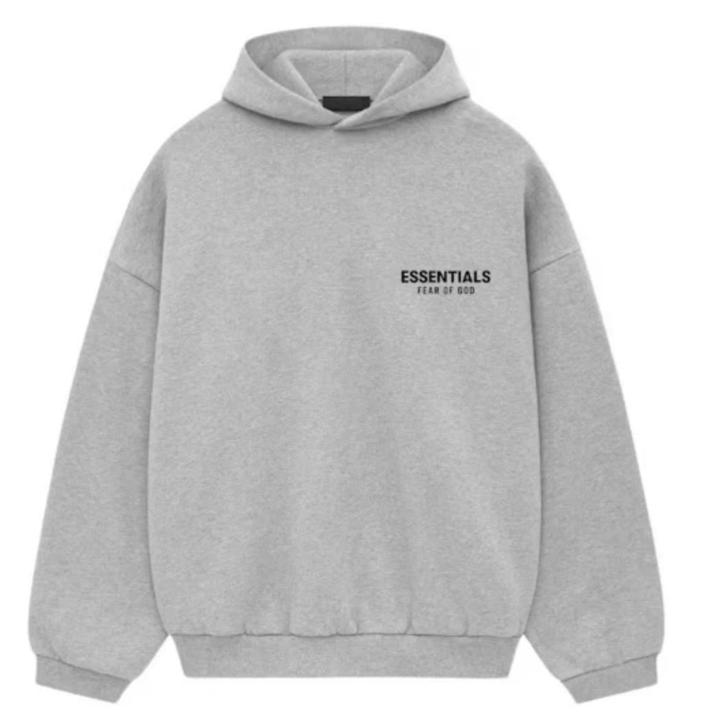 Fear of God Essentials Heather Gray Hoodie